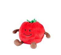 Warmies tomate de grande taille, entièrement adaptée au micro-ondes et doudou lesté pour l'anxiété, refroidir au congélateur ou au micro-ondes, coussin chauffant doux