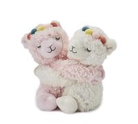 Warmies Warm Hugs Lamas Peluche Micro-ondable, Peluche Lama Entièrement Chauffante, Parfum Lavande Française, pour un Confort Chaud ou Fraîcheur.
