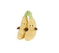 Warmies Warm Hugs Sac de blé chauffant Bananes avec parfum de lavande française séchée, Coussin chauffant câlin entièrement chauffable pour soulager l'anxiété et la douleur
