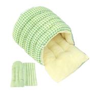 Warming Cat Cave - Foldable Kitten Bed | Cute Cat Tent with Slip Resistant Bottom, Soft Cotton Plush Material Pet Bed, Pet Shelter Sleeping Area, Nest Cave Cushion for Animal Rest