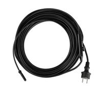 WARMON Câble chauffant SPC PRO autorégulateur antigel pour tuyaux et conduites avec thermostat bimétallique et fiche Shuko, longueur : 15 m