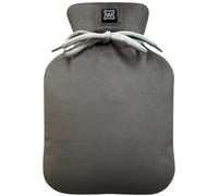 Warmpi Buddy - Bouillotte Électrique - Sans Fil - Chaud 2 Côtés - Infrarouge jusqu'à 65°C - Tissu Teddy Doux Beige - Inclus Warmpi Powerbank (10.000mah) - 3 positions - 30x20 cm (Gris)