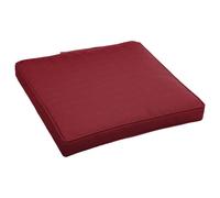 Warmpi® Outdoor Akku Coussin chauffant - Bordeaux rouge - avec banque de puissance 10.000mAh - 3 niveaux de chauffage - hydrofuge - Coussin chauffant 40x40x5 cm