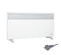 WARMTEC Elektroheizung 2500 W | Elektroheizkörper mit 8-Stufen-Thermostat und Frostschutzfunktion | Konvektor Heizung für energiesparendes Heizen | Wandkonvektor zur Wand- oder Standmontage | Weiß