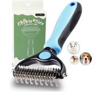 Warmtown Brosse pour chien et chat, brosse poils pour animaux de compagnie professionnelle, Peigne Chien, Peigne pour Chats