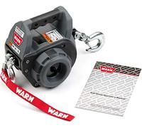 WARN Treuil portatif 101570 avec câble métallique en Acier de 12,2 m, capacité de Traction de 340,2 kg, Gris