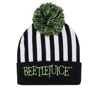 Warner Bros - Beetlejuice - Bonnet à Pompon Beetlejuice, Noir