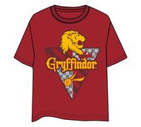 WARNER BROS. DISCOVERY - T-shirt adulte Harry Potter Gryffindor 100% coton - Taille M
