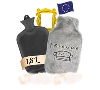 Warner Bros Friends Bouillotte Eau Chaude Cadeau 1,8L