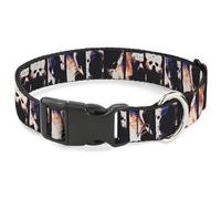 Warner Bros. Horror Movies Collier pour animal domestique, collier pour chien avec boucle en plastique, blocs de pose de masque de hockey Jason Friday The 13th Jason, 33 à 43,2 cm, 3,8 cm de large