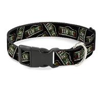 Warner Bros. Horror Movies Collier pour Chien avec Boucle en Plastique Motif Orme St Street Noir 50,8 à 78,7 cm Largeur 3,8 cm