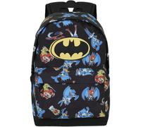 Warner Bros. Sac à dos 'Looney Tunes Batman Tunes' bleu / jaune / rouge / noir, Taille One Size