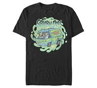 WARNER BROS Scooby Doo Slimeball Game Short Sleeve Tee Shirt, Noir, L Homme