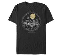 Warner Bros. T-Shirt pour Homme Hogwarts Line Art, Noir, L