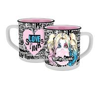 Warner Brothers Batman Mug DC Harley Quinn aspect émail 400 ml