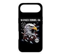 Warner Robins GA Drapeau USA Motif Vieilli Aigle Patriotique Coque pour iPhone Air