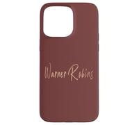 Warner Robins Georgia Design Vintage élégant Coque pour iPhone 15 Pro Max