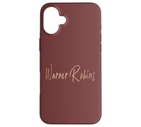 Warner Robins Georgia Design Vintage élégant Coque pour iPhone 16 Plus