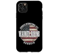 Warner Robins Georgia, Drapeau américain Vintage Coque pour iPhone 11 Pro Max