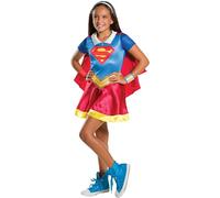 Warner Rubie's-déguisement Officiel Déguisement Classique pour Fille Superhéros Super Girl - Taille L 8-10 Ans- I-620742L