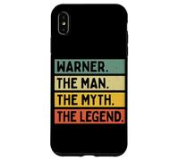 Warner The Man The Myth The Legend Citation personnalisée Amusante Coque pour iPhone XS Max