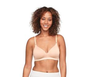 Warner's Blissful Benefits Super Soft Wireless Lightly Lined Comfort Bra Rm1691w Soutien-Gorge de T-Shirt, Opaque, Butterscotch, 100B Femme