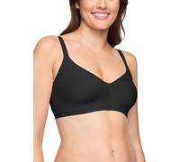 Warner's Blissful Benefits Rm3911w Soutien-Gorge Confortable sans Couture Extensible sans Armatures légèrement doublé Shirt, Opaque, Noir, M Femme