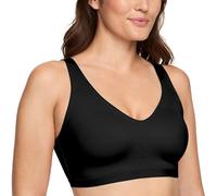Warner's Cloud 9 Super Soft, Smooth Invisible Look Wireless Lightly Lined Comfort Bra Rm1041a Soutien-Gorge de T-Shirt, Noir, S Femme