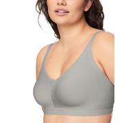 Warner's Easy Does It Underarm-Smoothing with Seamless Stretch Wireless Lightly Lined Comfort Bra Rm3911a Soutien-Gorge de T-Shirt, Opaque, Gris, XXL Femme