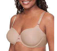 Warner's Soutien-Gorge sans Effets Secondaires pour Femme avec Armatures et Bretelles légèrement doublées 1356, Amande grillée., 95C