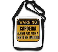 Warning Capoeira Always Puts Me in A Better Mood Sac à bandoulière Blanc