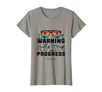 Warning Girls Trip in Progress Vacation Croatie T-Shirt