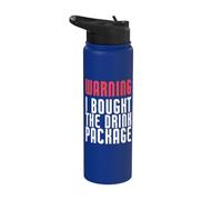 « Warning I Bught The Drink Package Funny Cruise » Stainless Steel Insulated Water Bottle