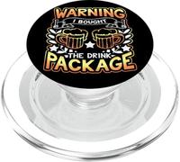 Warning I Bught The Drink Package Nouveauté PopSockets PopGrip pour MagSafe