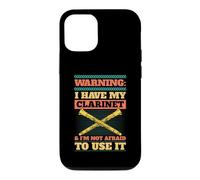 Warning I Have My Clarinette and I'm Not Afraid to Use It Coque pour iPhone 12/12 Pro