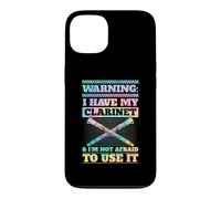 Warning I Have My Clarinette and I'm Not Afraid to Use It Coque pour iPhone 13