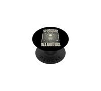 Warning I May Spontaneously Talk About Bugs PopSockets PopGrip Adhésif