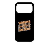 Warning May Spontaneously Tell Dad Jokes Coque pour iPhone 17 Pro Max