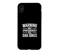 Warning May Spontaneously Tell Dad Jokes Coque pour iPhone XS Max