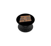 Warning May Spontaneously Tell Dad Jokes PopSockets PopGrip Adhésif