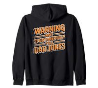 Warning May Spontaneously Tell Dad Jokes Sweat à Capuche