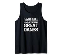 Warning May Start Talking About Great Danes Dogue Allemand Débardeur