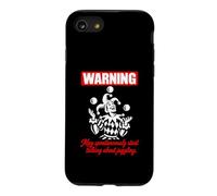 Warning May Start Talking About Jongler Funny Juggler Coque pour iPhone SE (2020) / 7/8