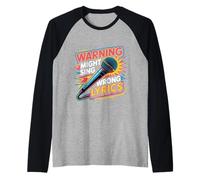 Warning Might Sing Wrong Lyrics Chanteur de Musique |- Manche Raglan