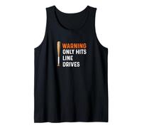 Warning Only Hits Line Drives Batte de Baseball Batter Home Run Débardeur