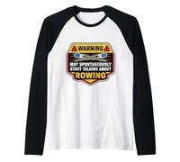 Warning Pourrait Commencer à Parler de la Blague de Wwing Crew Waying Fun Manche Raglan