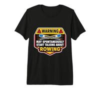 Warning Pourrait Commencer à Parler de la Blague de Wwing Crew Waying Fun T-Shirt Haut de Gamme