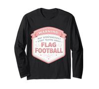 Warning Pourrait Commencer à Parler d'une joueuse de Flag Football Manche Longue