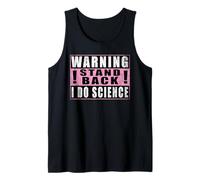 Warning Stand Back I Do Science Drôle Chimie Débardeur