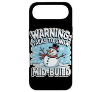 Warning Talks to Snow Mid Build Coque pour iPhone Air